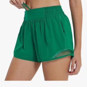 Emerald Green Women's Athletic Shorts